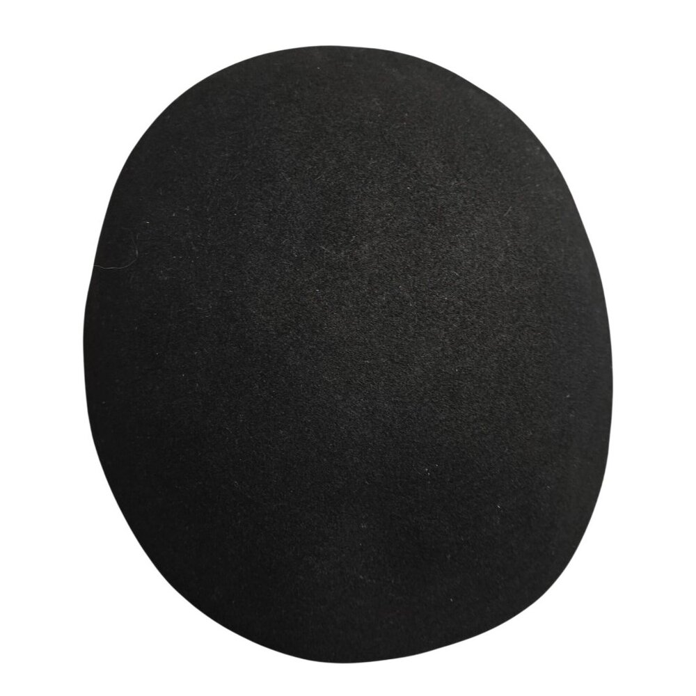 Country Gentleman Black Wool Felt Hat Size Medium Classic Style - Picture 4 of 8